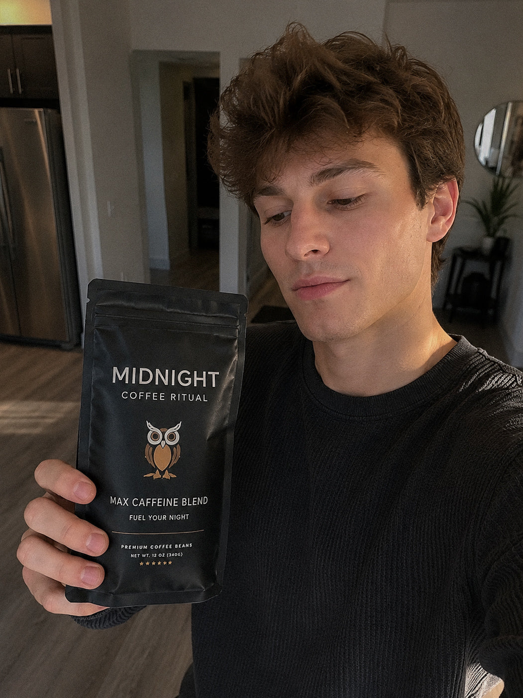 Midnight Coffee Ritual™ | Max Caffeine Blend (12oz)
