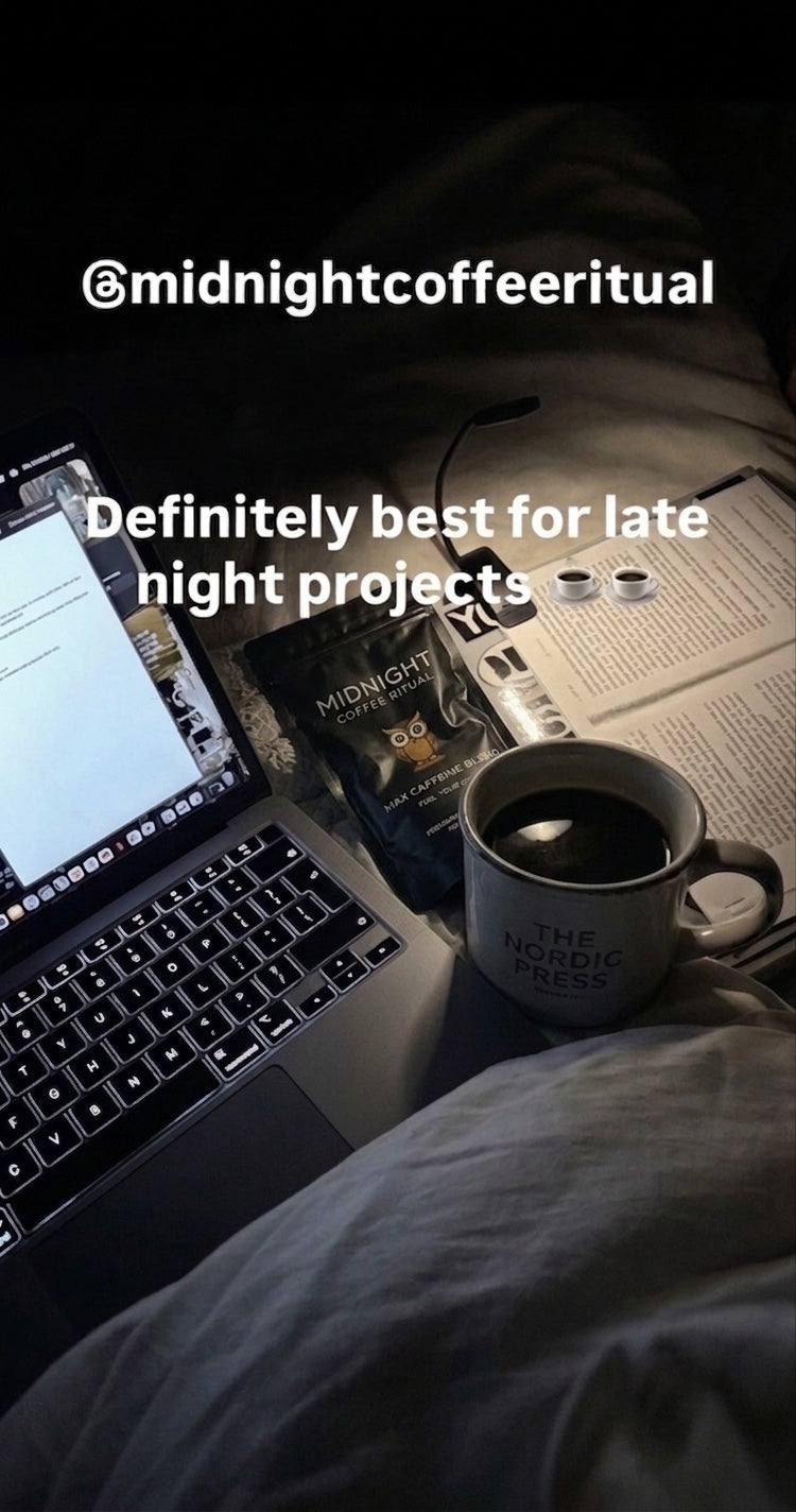 Midnight Coffee Ritual™ | Max Caffeine Blend (12oz)